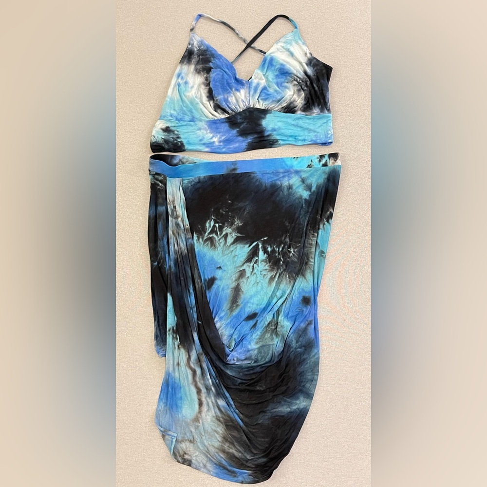 Fashion To Figure Tie Dye Two‎ Piece Set (Size 4) Plus 2pc Set